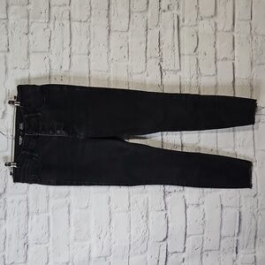 Old Navy High Rise Button Fly Black Jeans